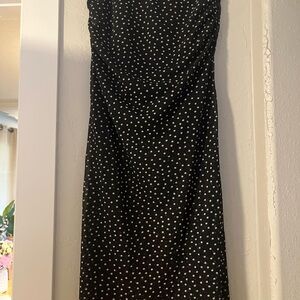 NWT A&F ruched midi mesh skirt